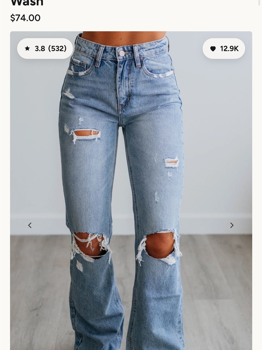 Thea Flying Monkey Jeans- Medium Wash size 31